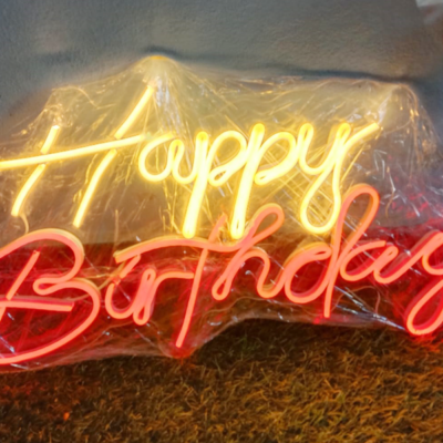 Happy Birthday Neon Sign