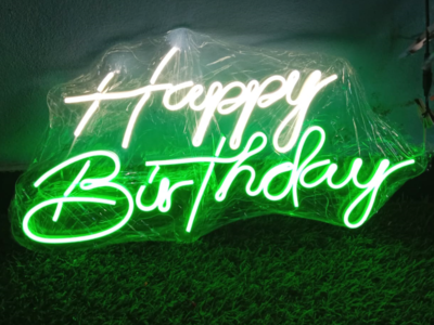 Happy Birthday Neon Sign