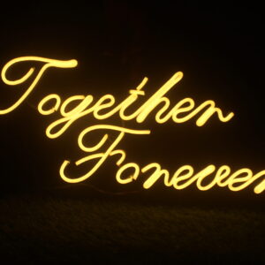 together forever neon sign