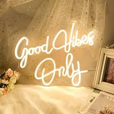 Good Vibes Only Neon Sign