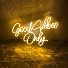 Good Vibes Only Neon Sign