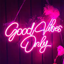 Good Vibes Only Neon Sign